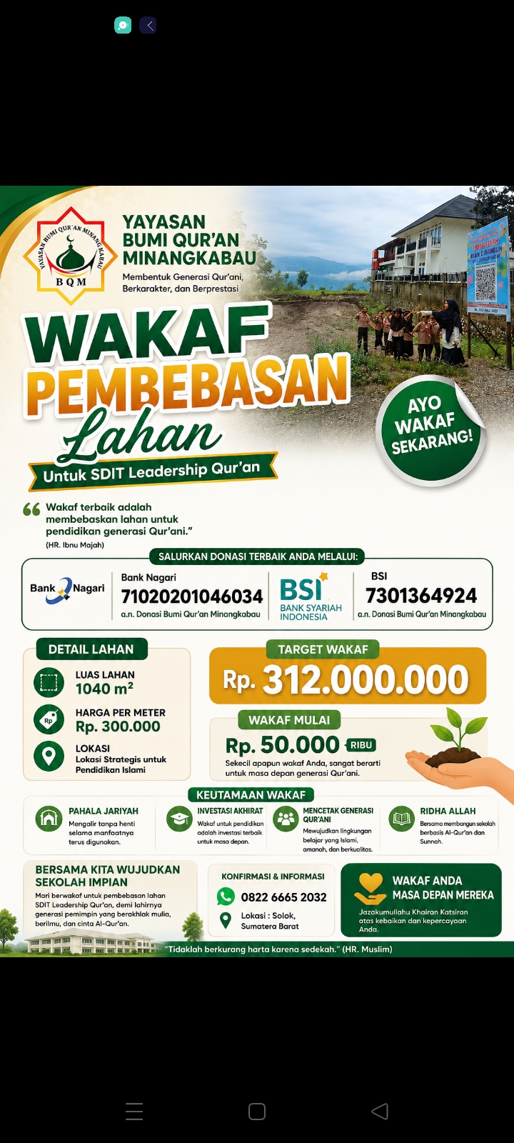 Wakaf Pembebasan Lahan